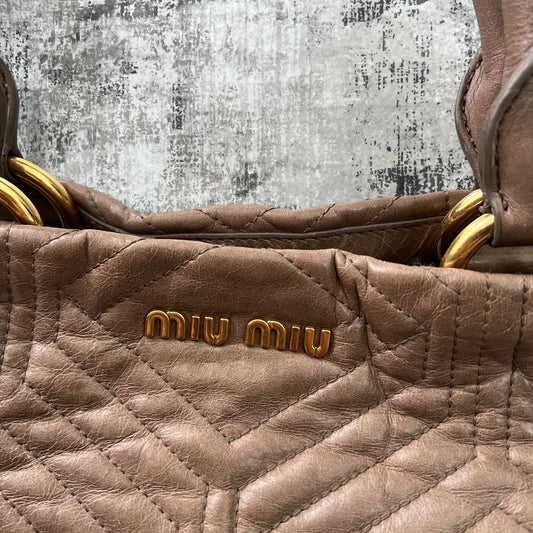 Miu Miu Matelasse bag