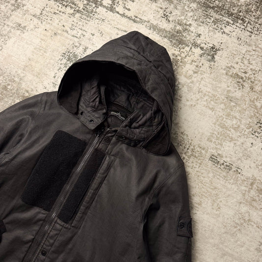 Stone Island Shadow Project Rubberised Linen Parker (M)