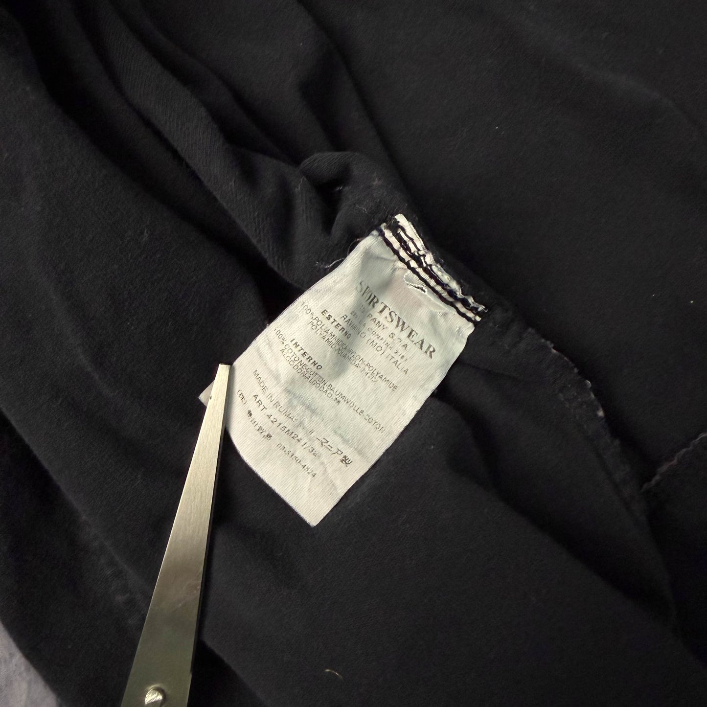 Vintage Stone Island Distressed Seam Nylon Jacket (XL)