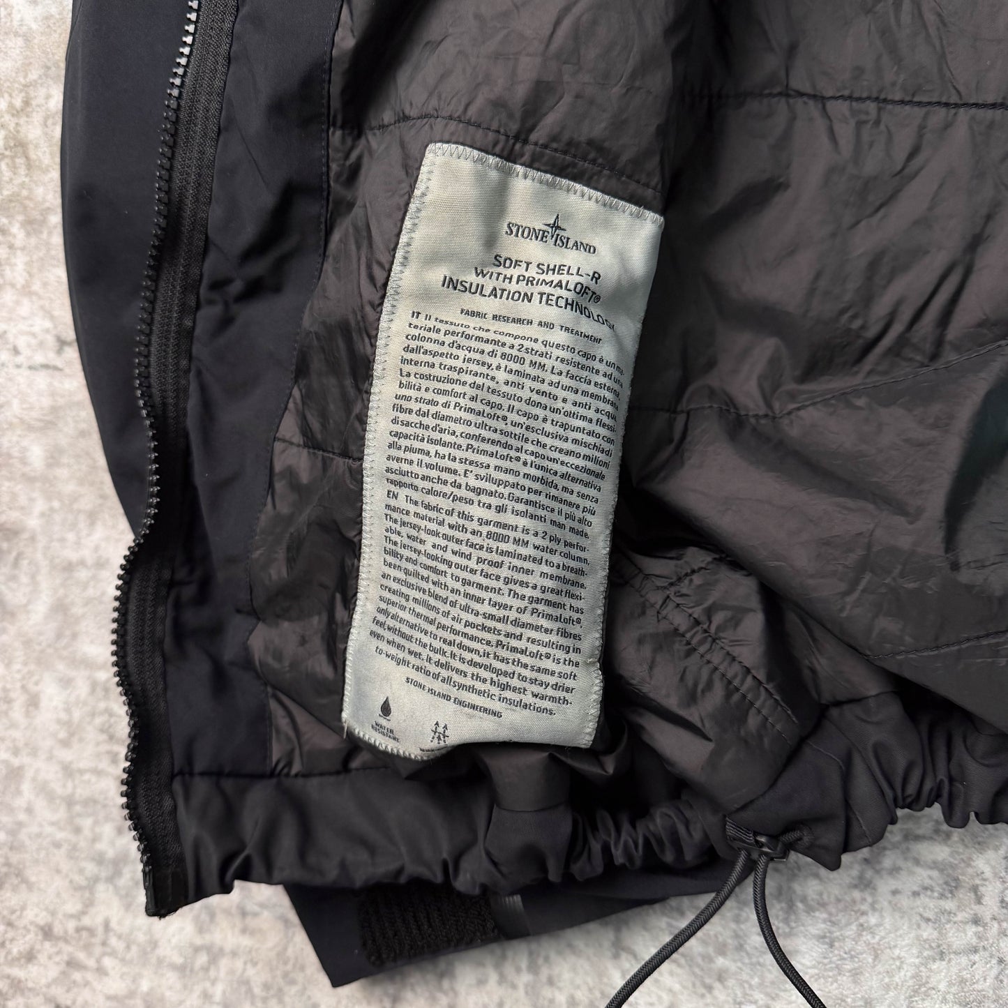 Stone Island Soft Shell - R with Primaloft Insulation Jacket (XL)