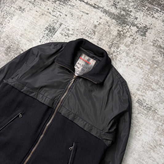 Vintage Prada Sport Nylon & Wool Jacket (L)