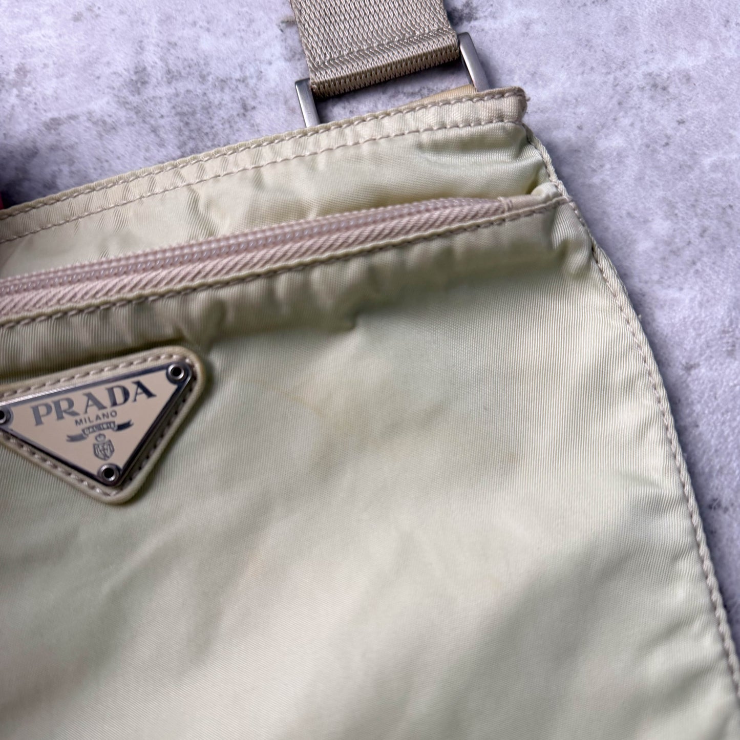 Vintage Prada Tessuto Crossbody Bag
