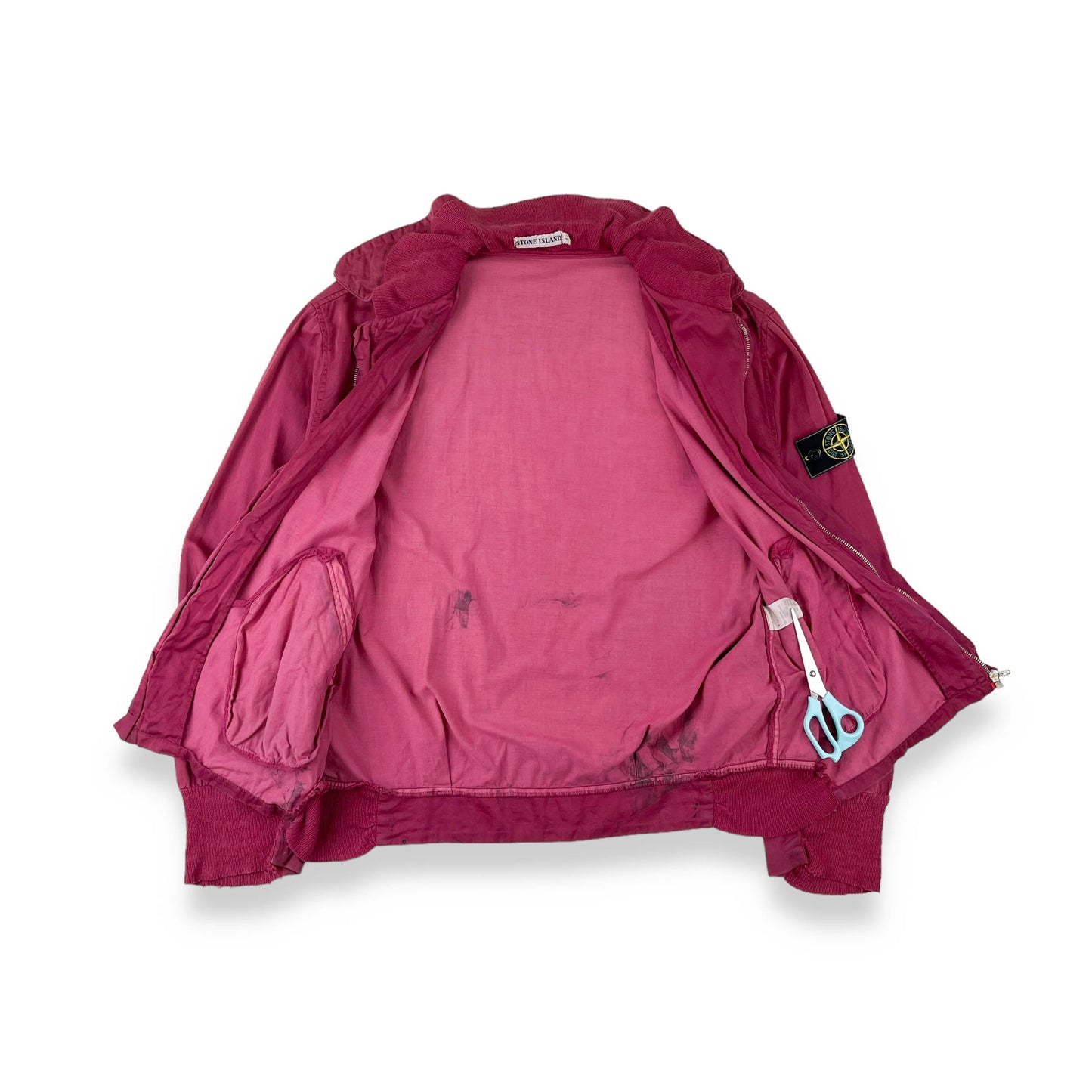Vintage Stone Island Double Collar Bomber (L)