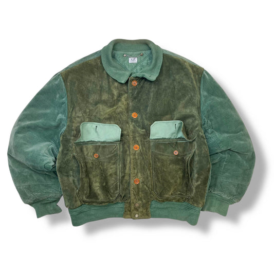 Vintage CP Company Suede Bomber (L)