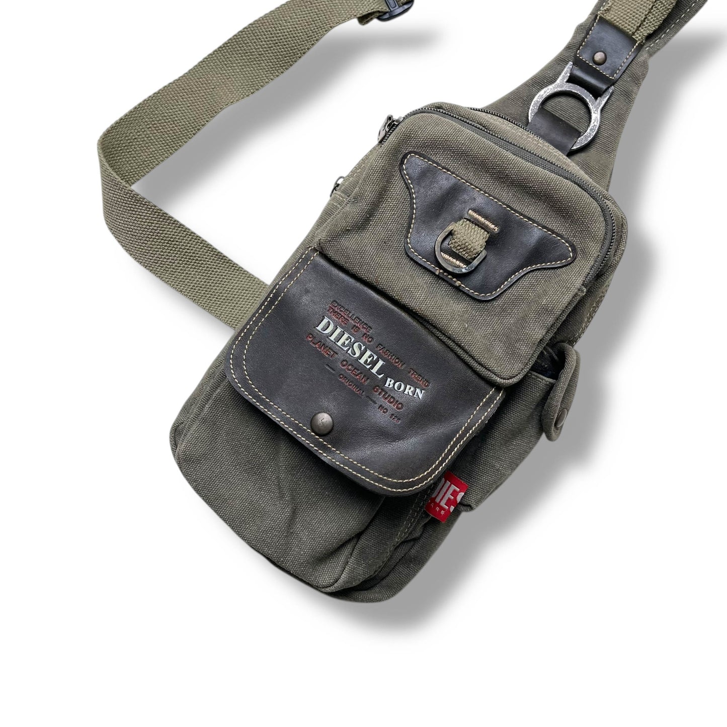 Vintage Diesel Spare Parts Sling Bag