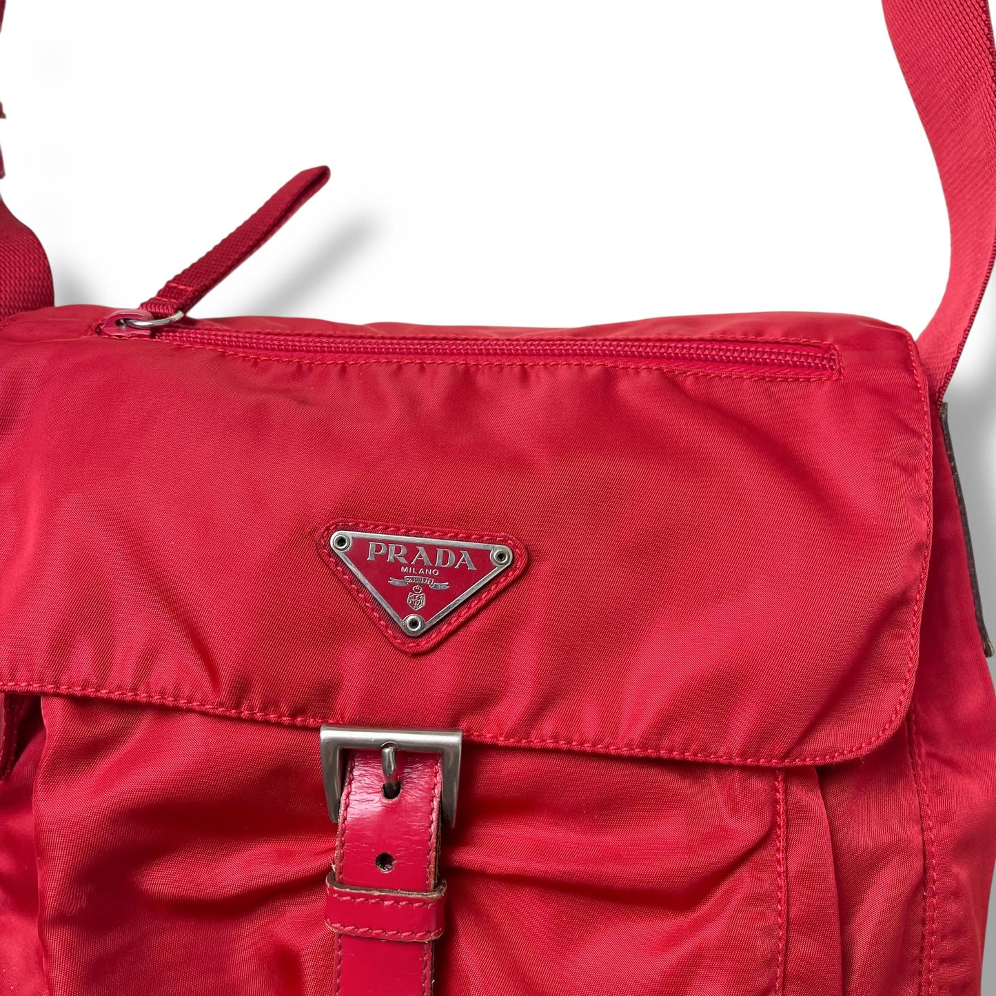 Prada Tessuto Messenger Shoulder Bag