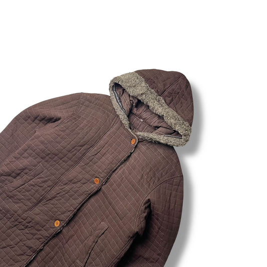 Vintage Armani Quilted Parka Jacket (L)