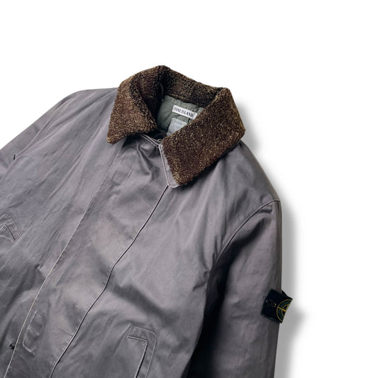 Stone Island Dual Layer Coated Cotton Jacket (L)