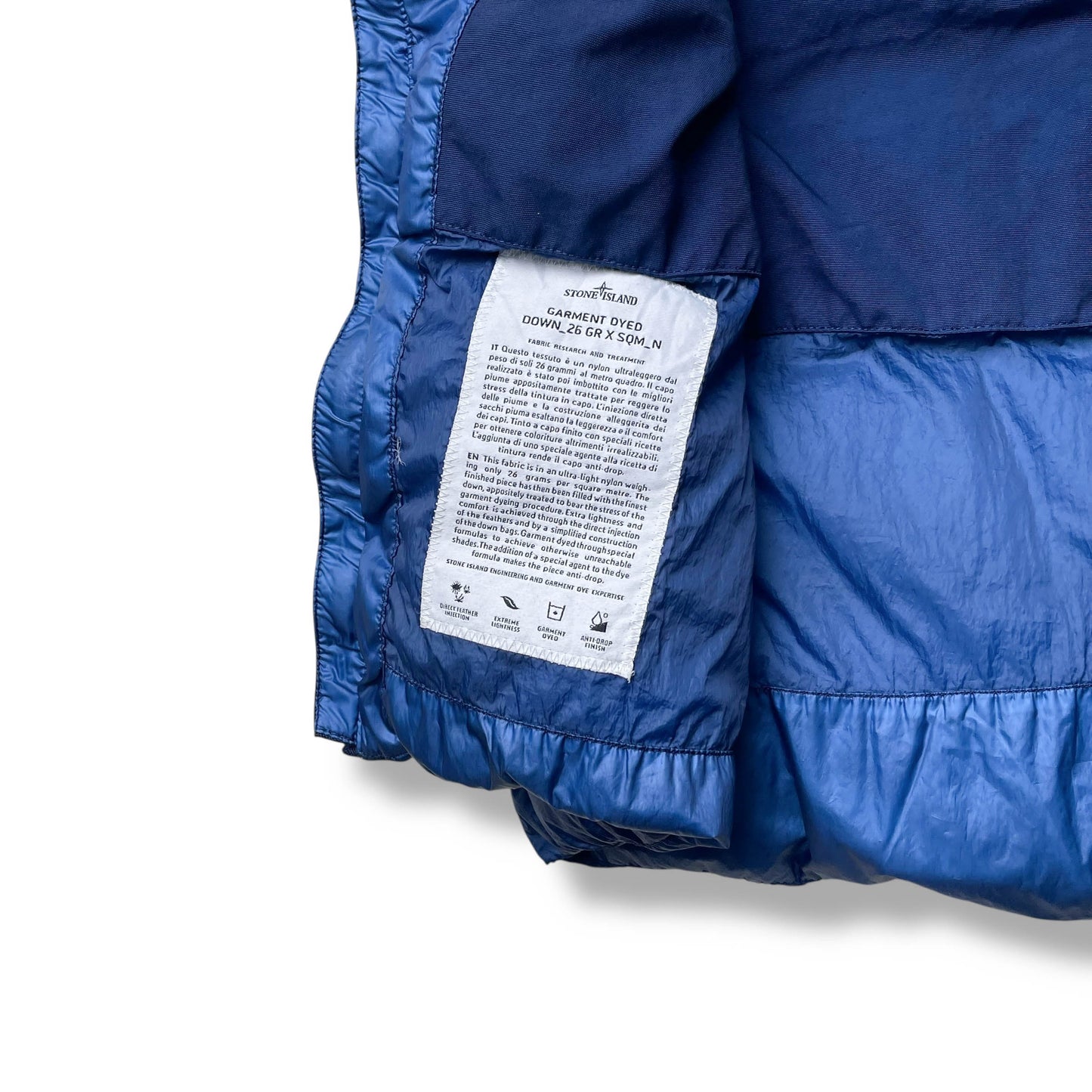 Stone Island Garment Dyed Down Gilet (L)