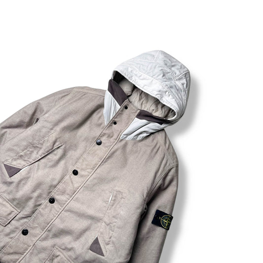 Stone Island Mil Spec Diagonal Wool Parka (L)