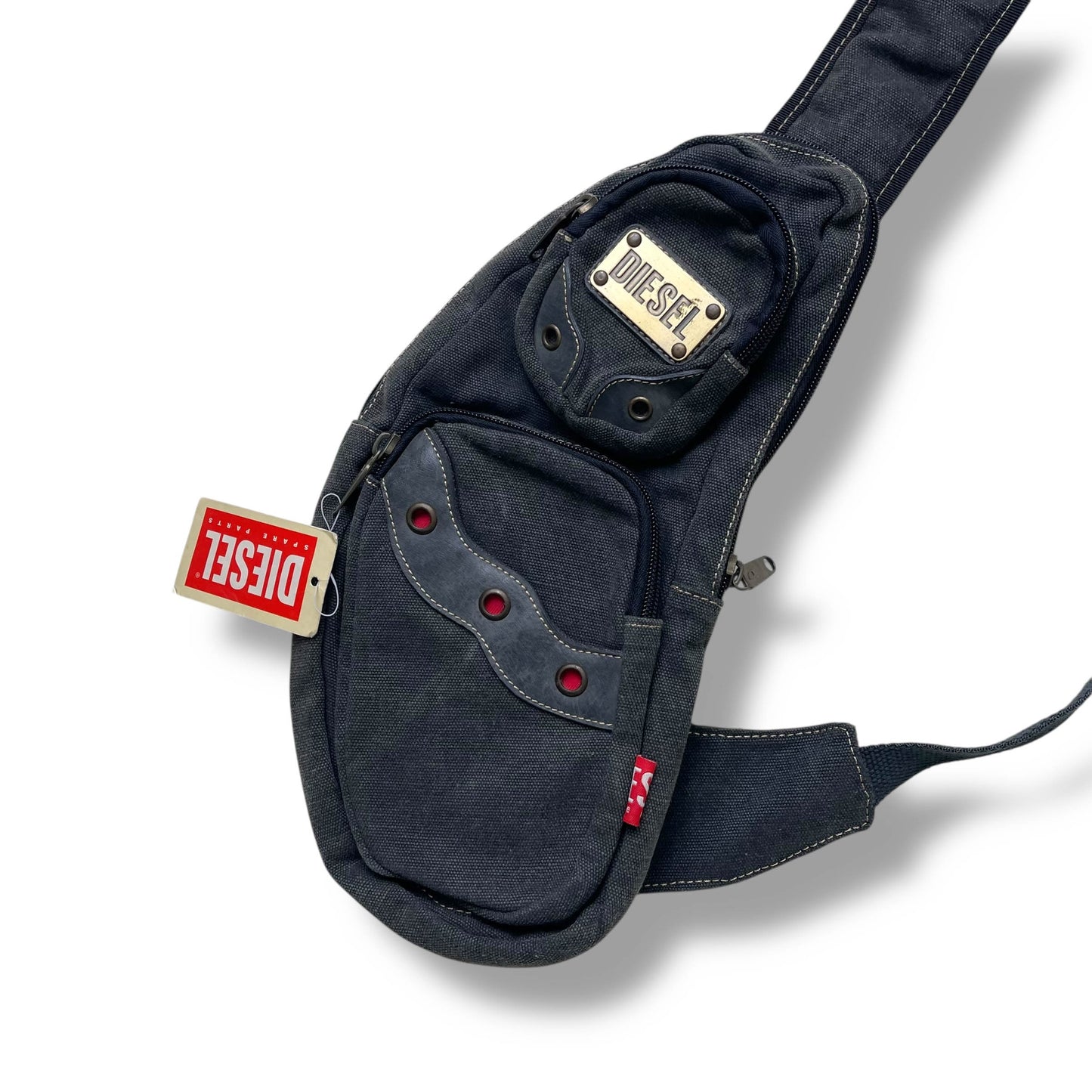 Vintage Diesel Spare Parts Mini Sling Bag
