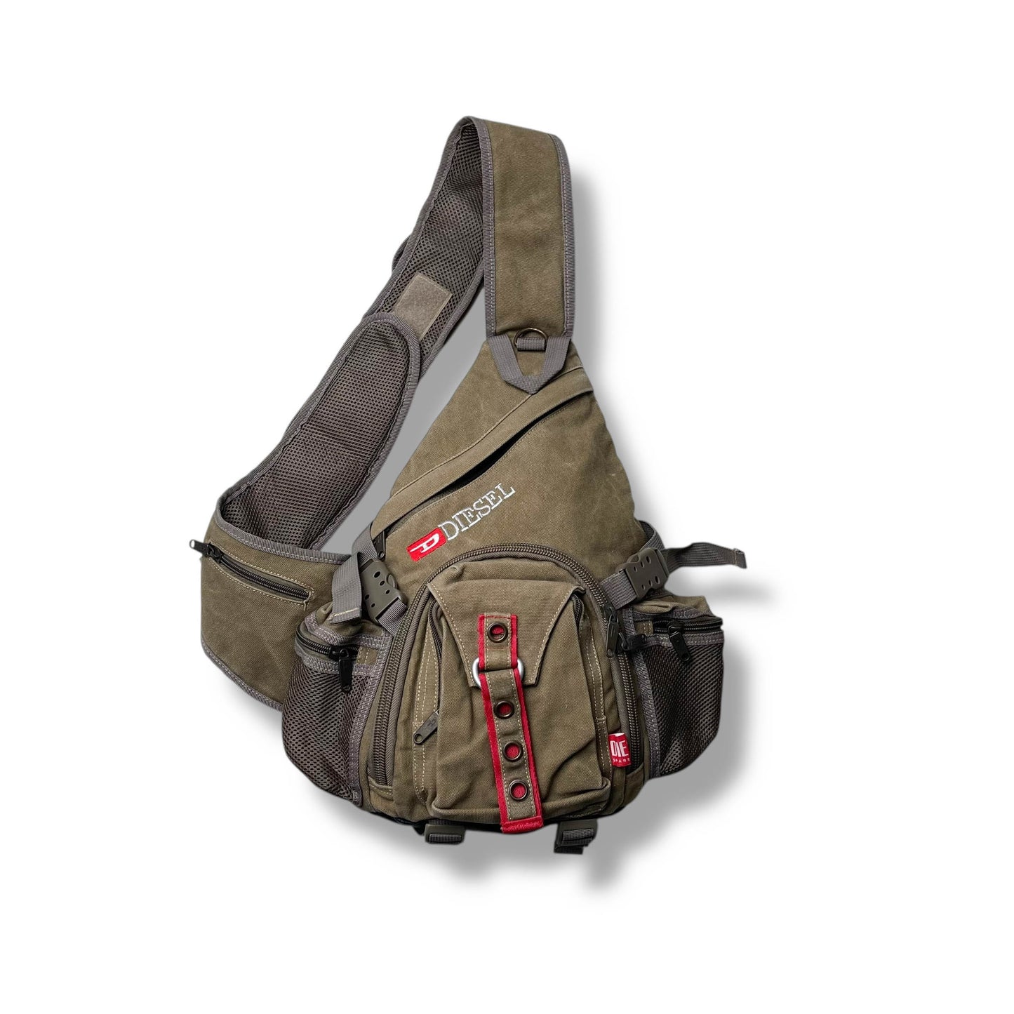 Vintage Diesel Spare Parts Tactical Sling Bag
