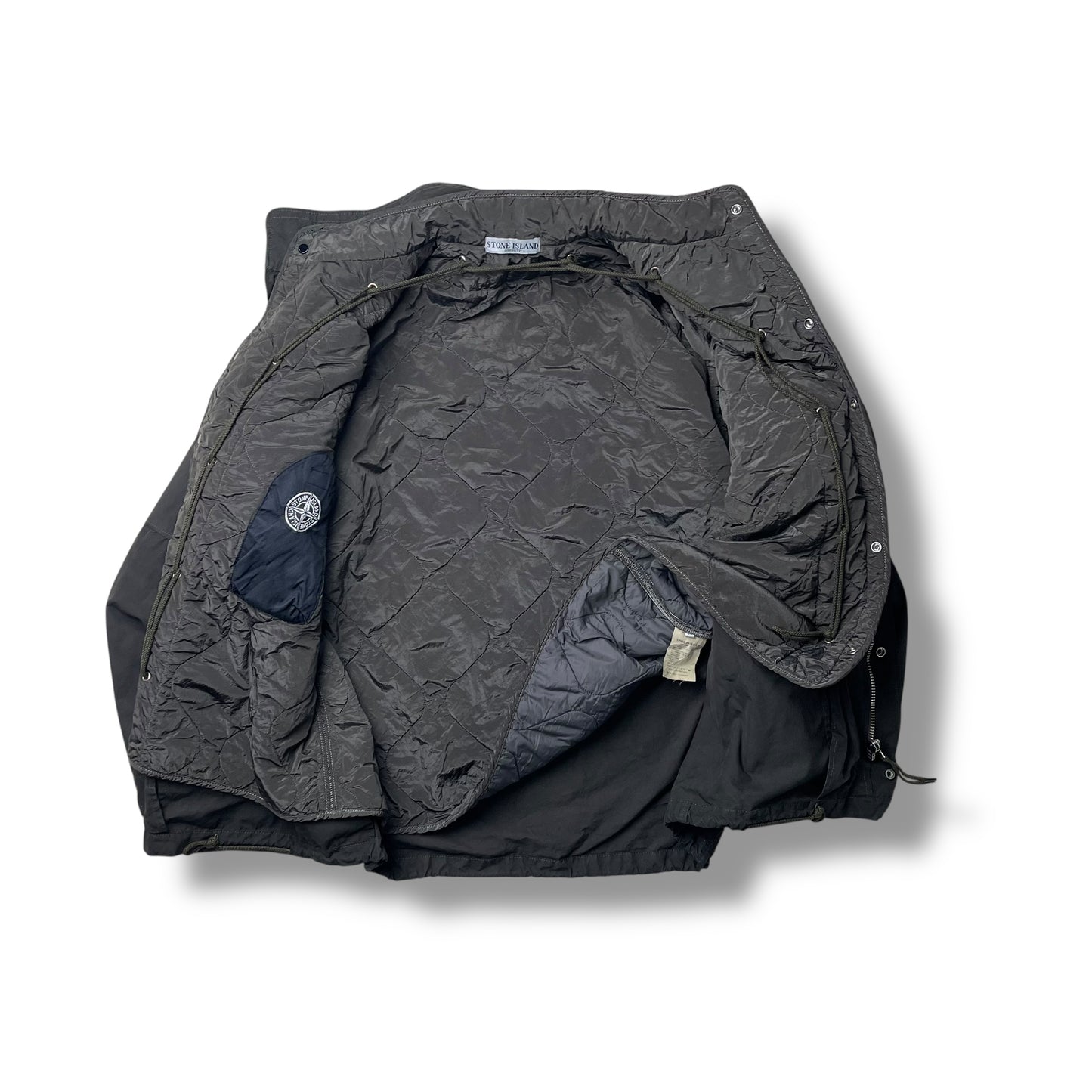 Stone Island Weathered Canvas Multipocket Field Jacket (L)