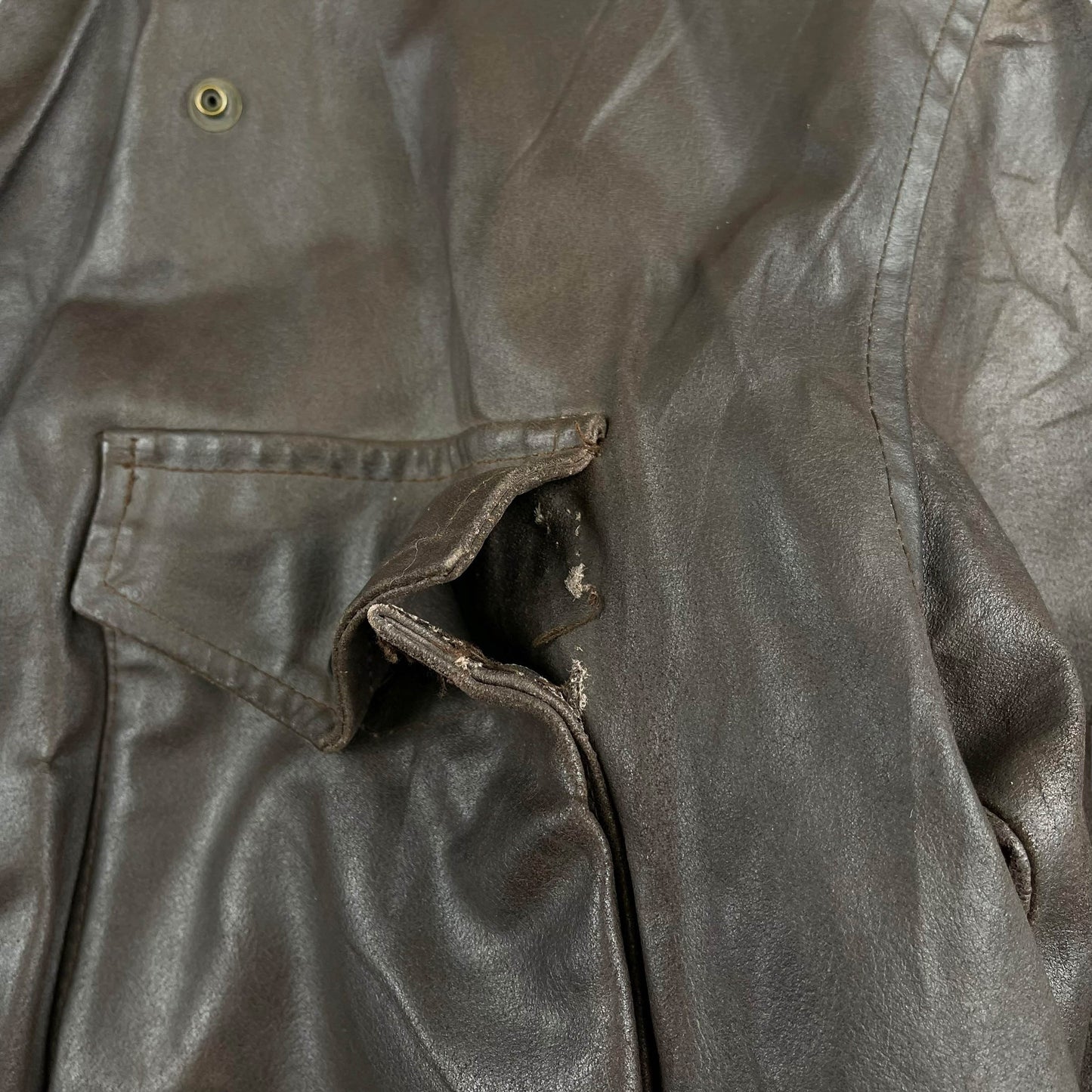 Vintage Boneville Navy Arctic Leather Jacket (L)