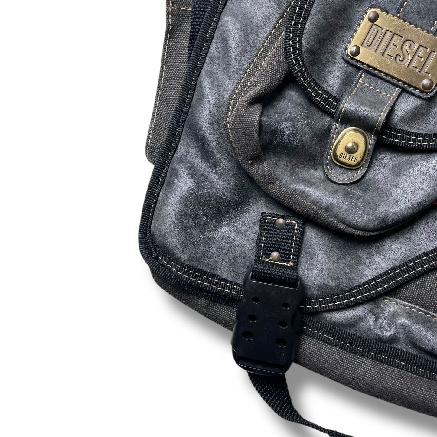 Vintage Diesel Spare Parts Shoulder Messenger Bag