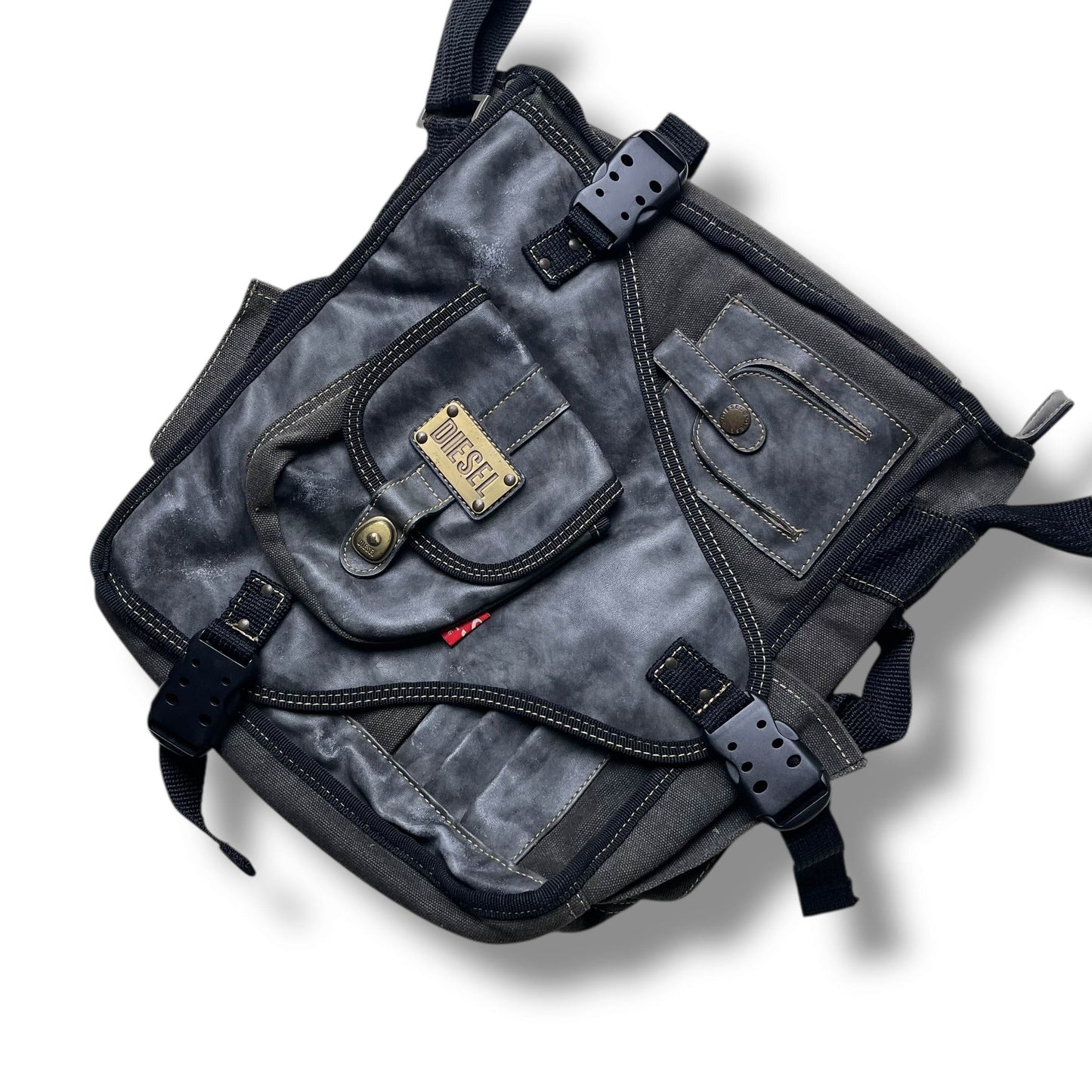 Vintage Diesel Spare Parts Shoulder Messenger Bag