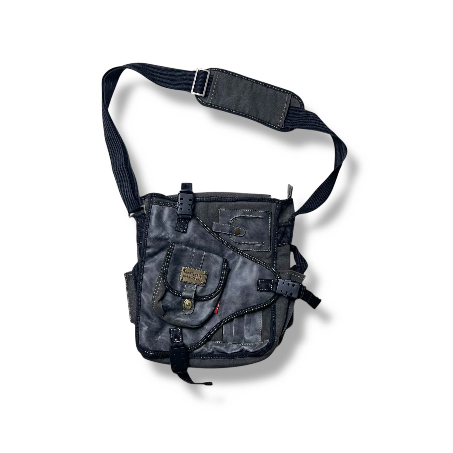 Vintage Diesel Spare Parts Shoulder Messenger Bag