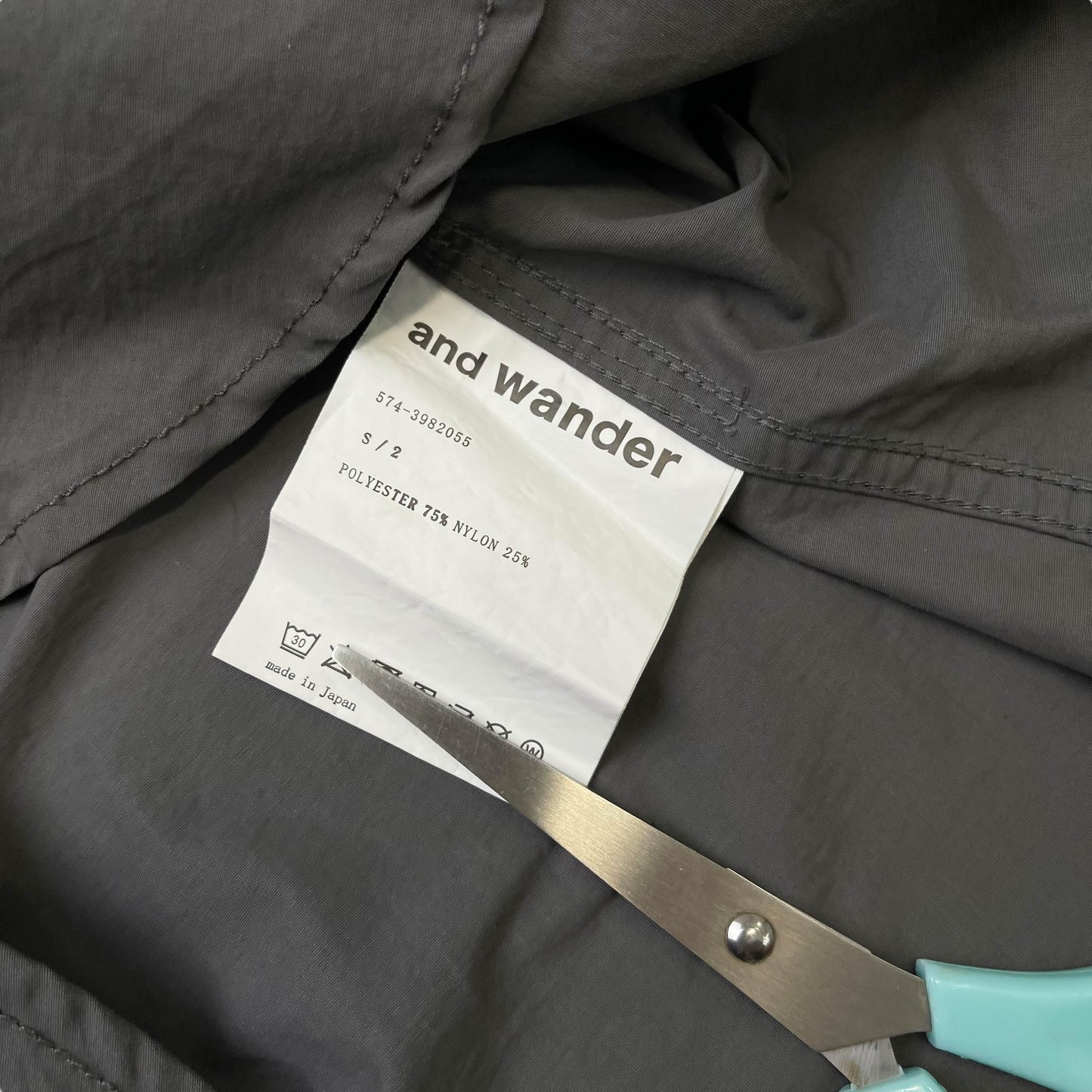 And Wander CORDURA Typewriter Shirt (M)