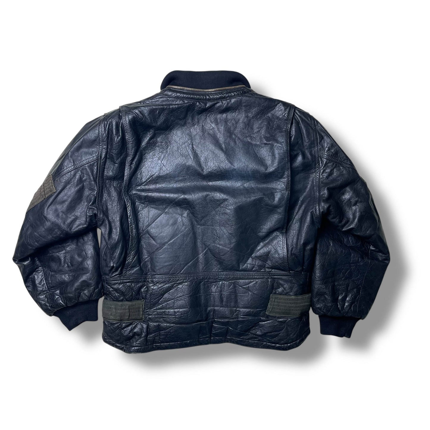 Vintage Boneville Dutch Policeman’s Leather Jacket (M)