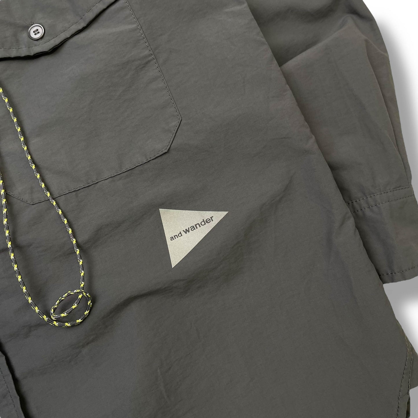And Wander CORDURA Typewriter Shirt (M)
