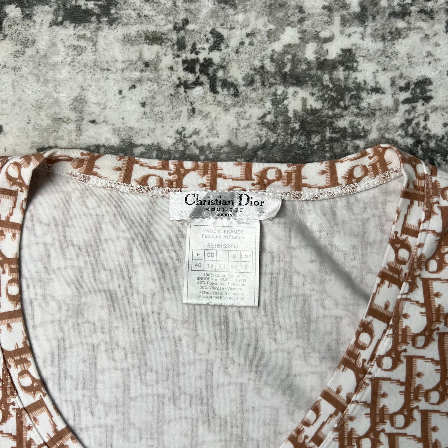 Womens Christian Dior Trotter Floral Top (12)