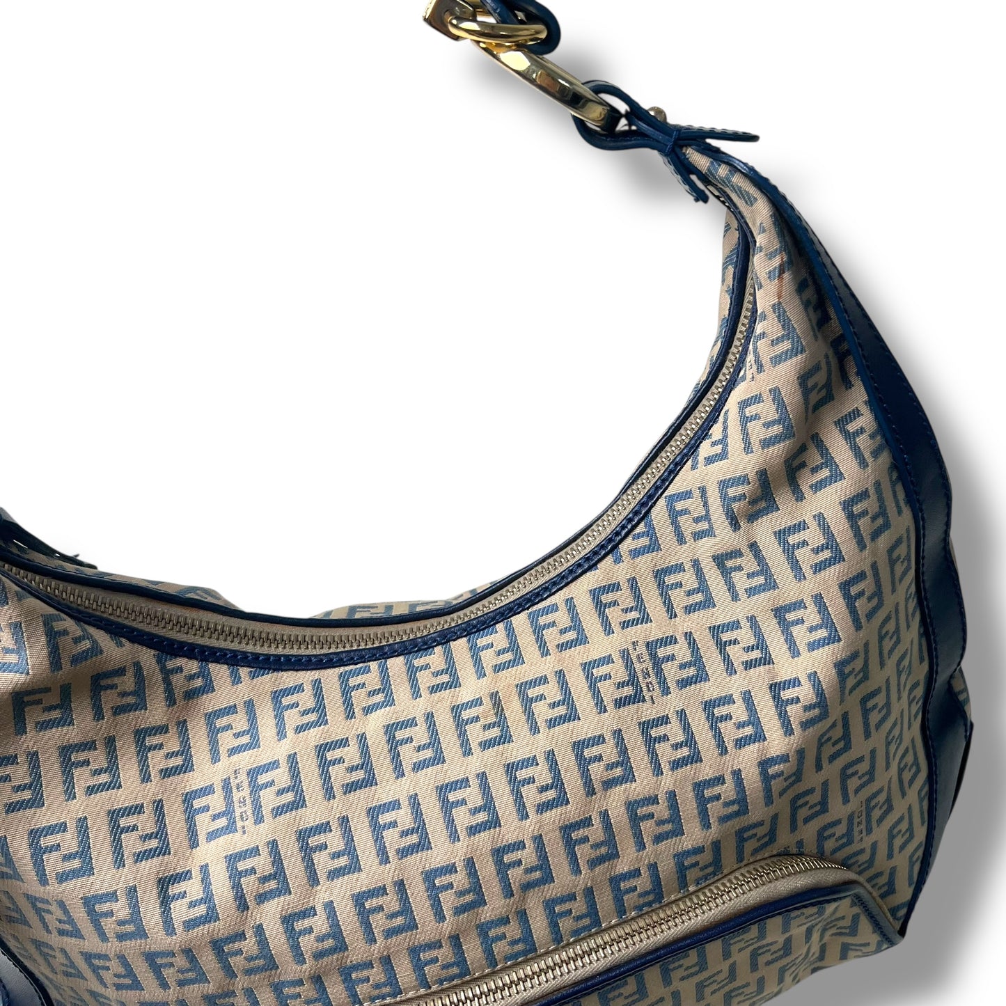 Fendi Zucchino Canvas Chef Pocket Hobo bag