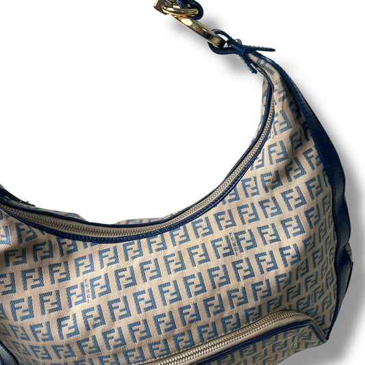 Fendi Zucchino Canvas Chef Pocket Hobo bag