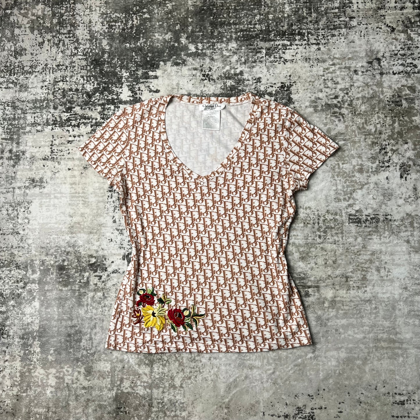 Womens Christian Dior Trotter Floral Top (12)