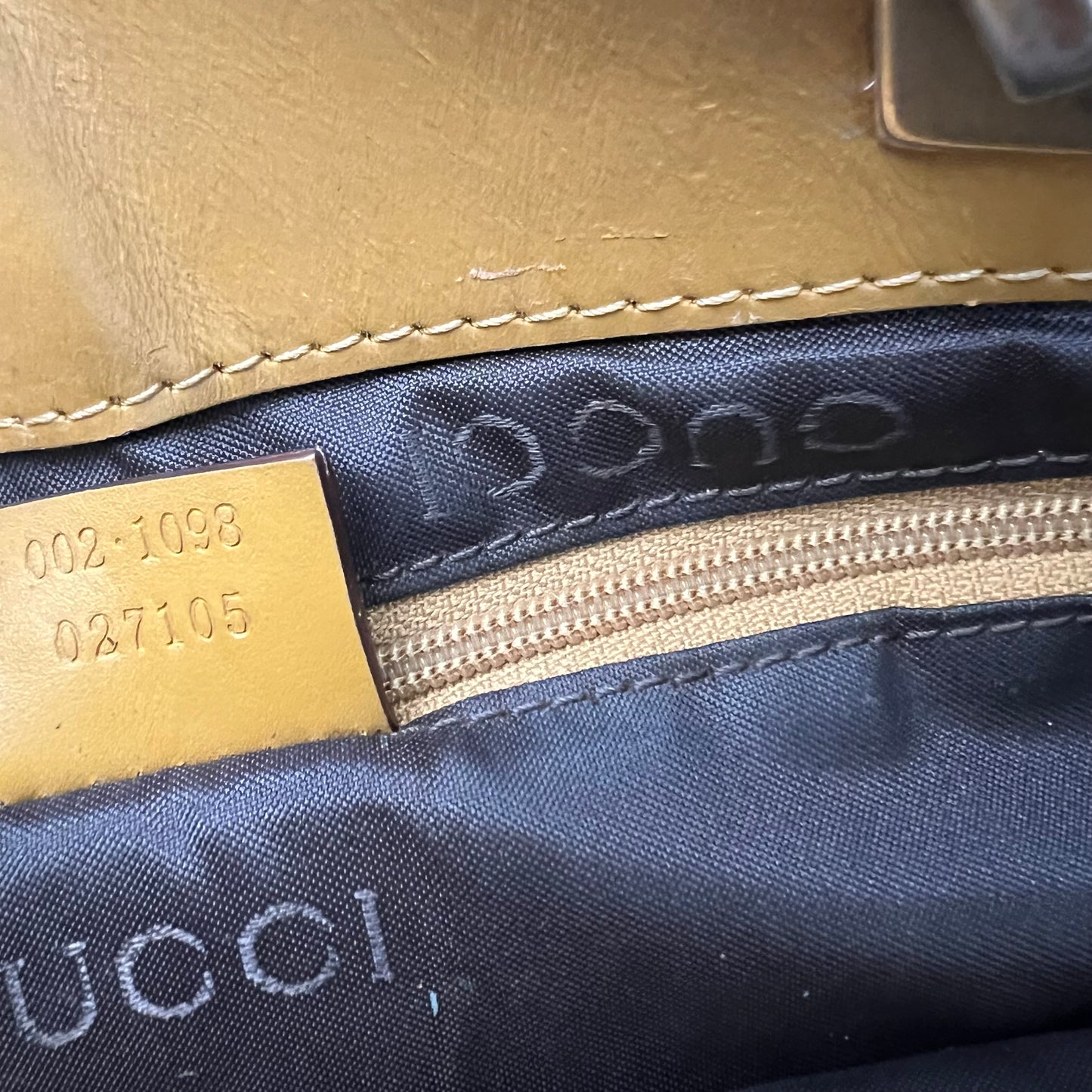 GG Canvas Tote Bag with leather trim