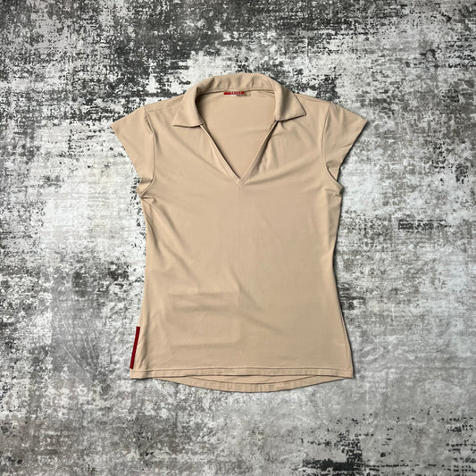 Womens Prada sport 2000’s V-neck T-shirt (L)