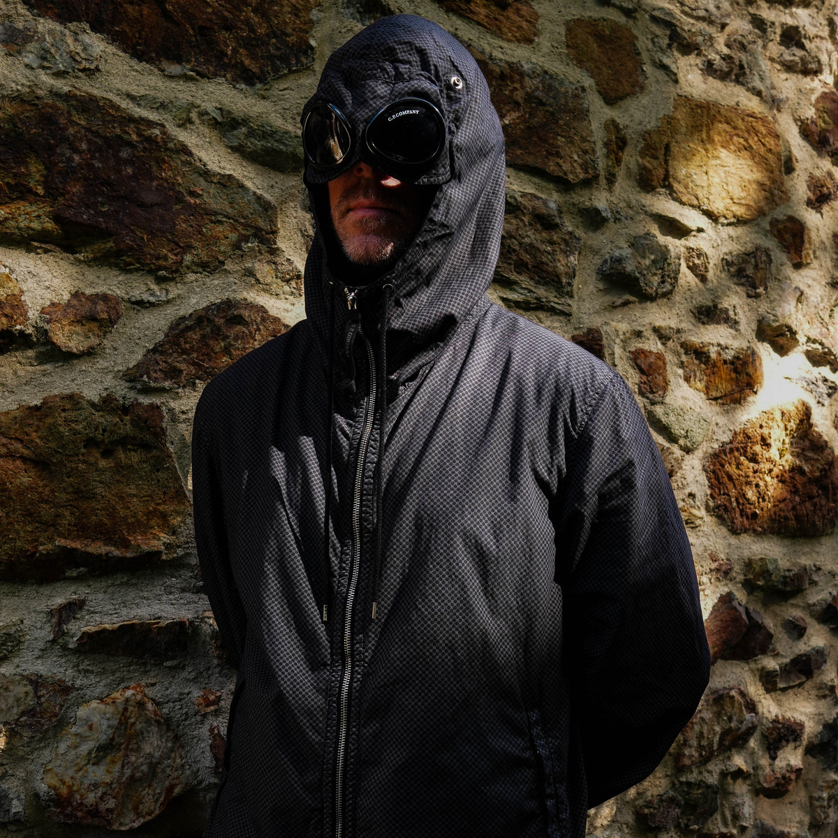 CP Company Pixel Print Goggle Jacket (3XL)