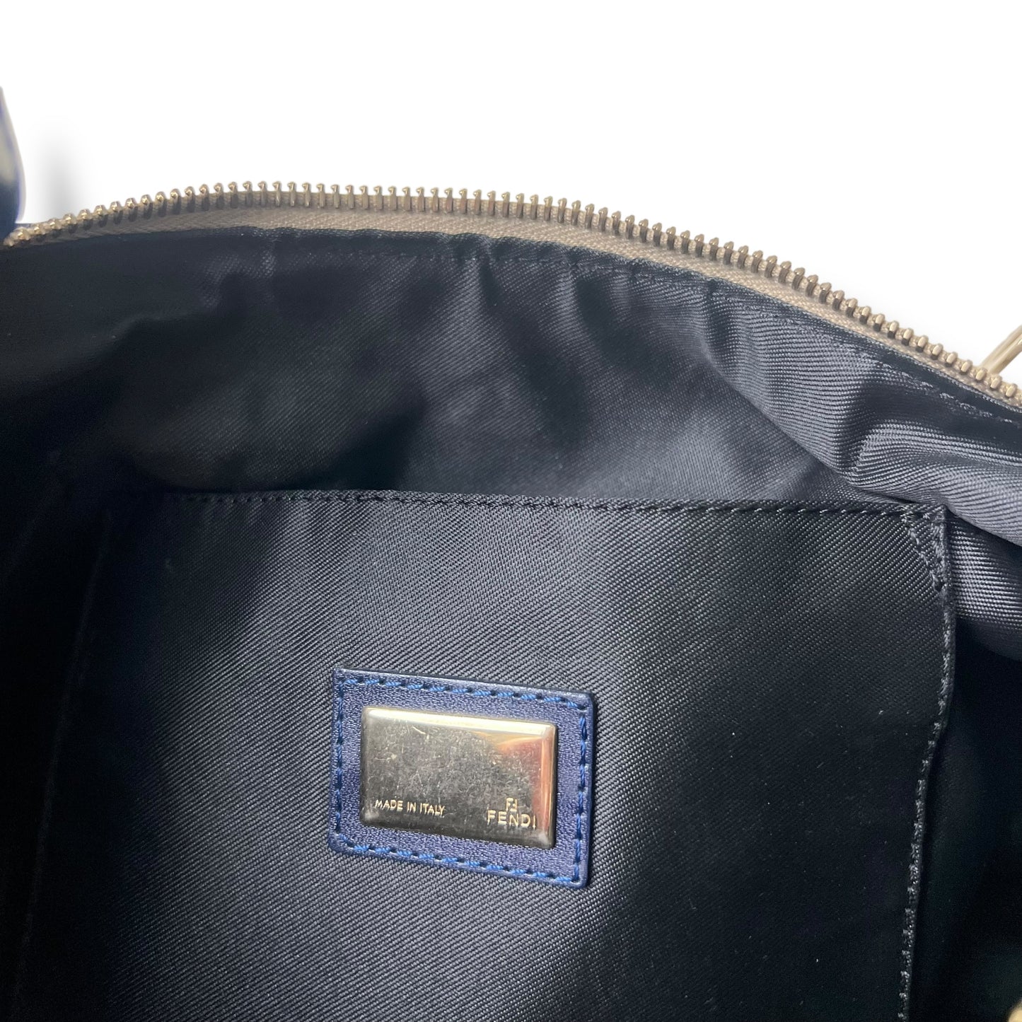Fendi Zucchino Canvas Chef Pocket Hobo bag