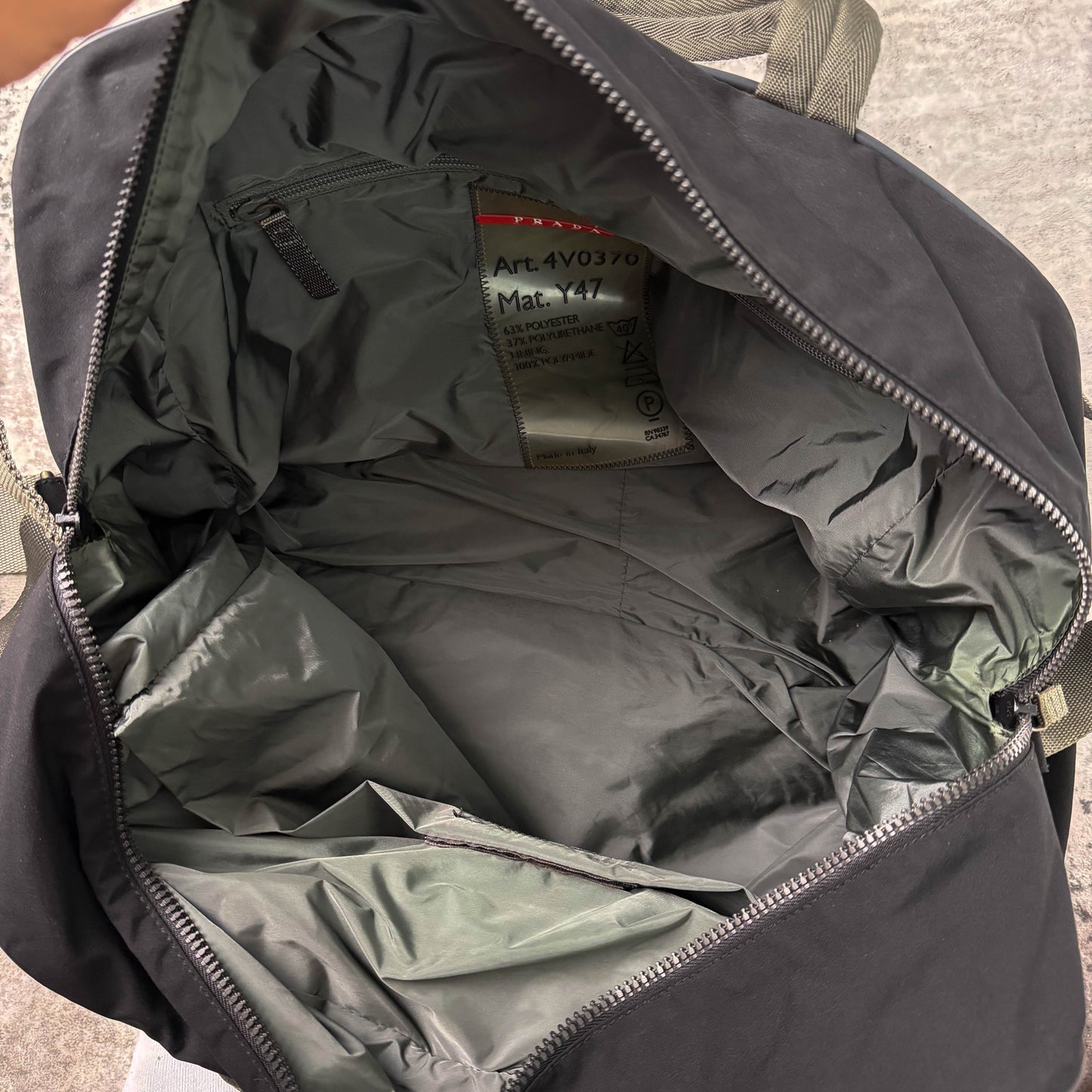 Vintage Prada Sport Nylon Travel Bag