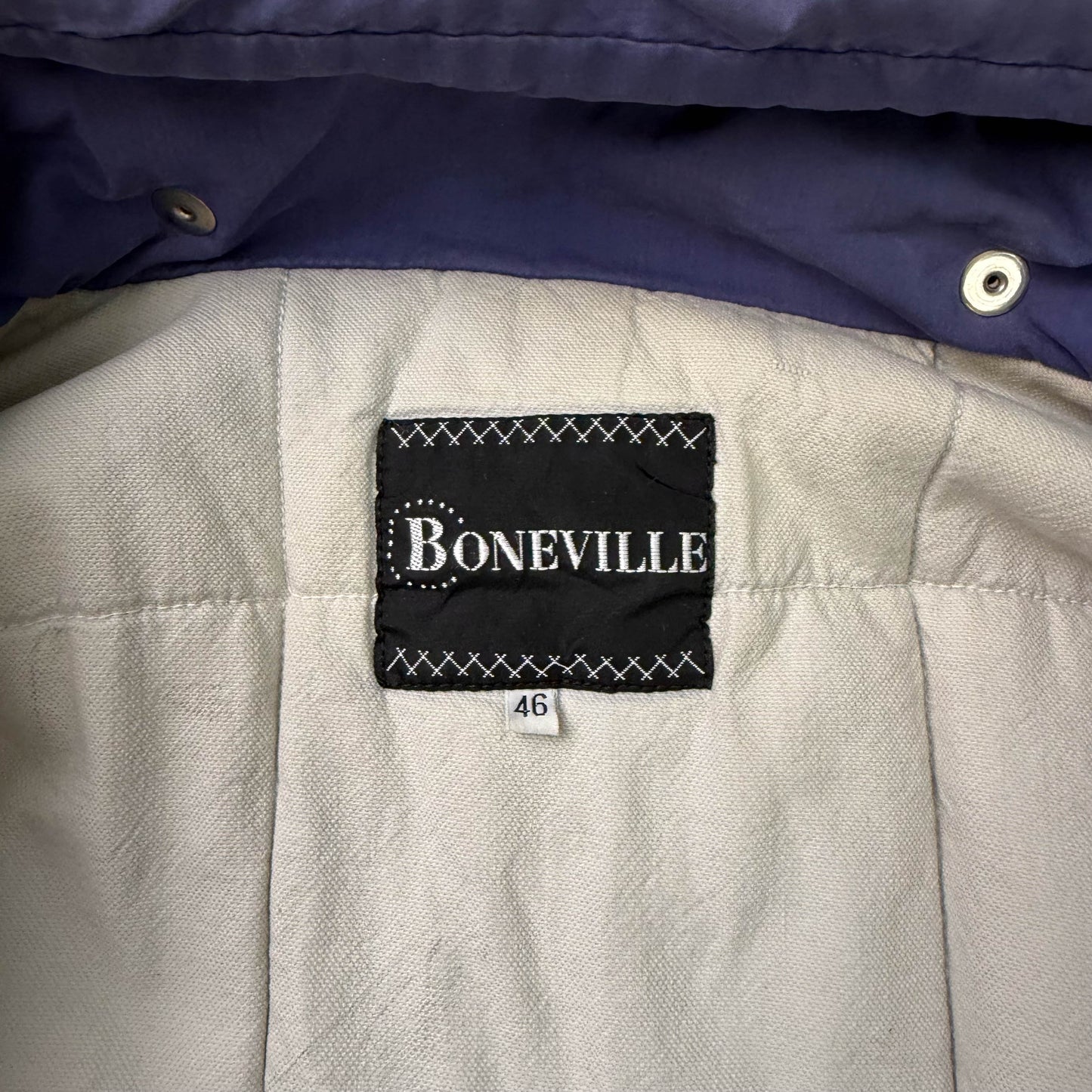 Vintage Boneville Navy Arctic Cropped Padded Jacket (S)
