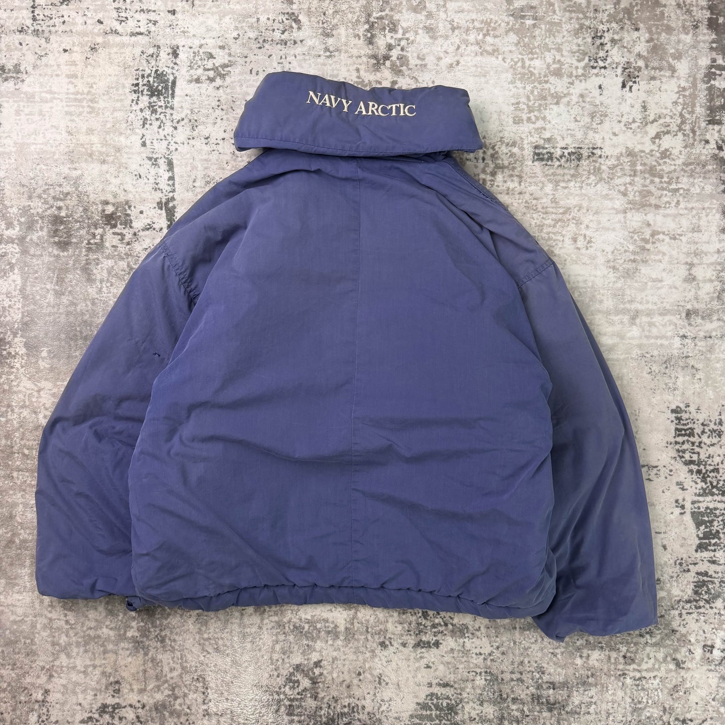 Vintage Boneville Navy Arctic Cropped Padded Jacket (S)