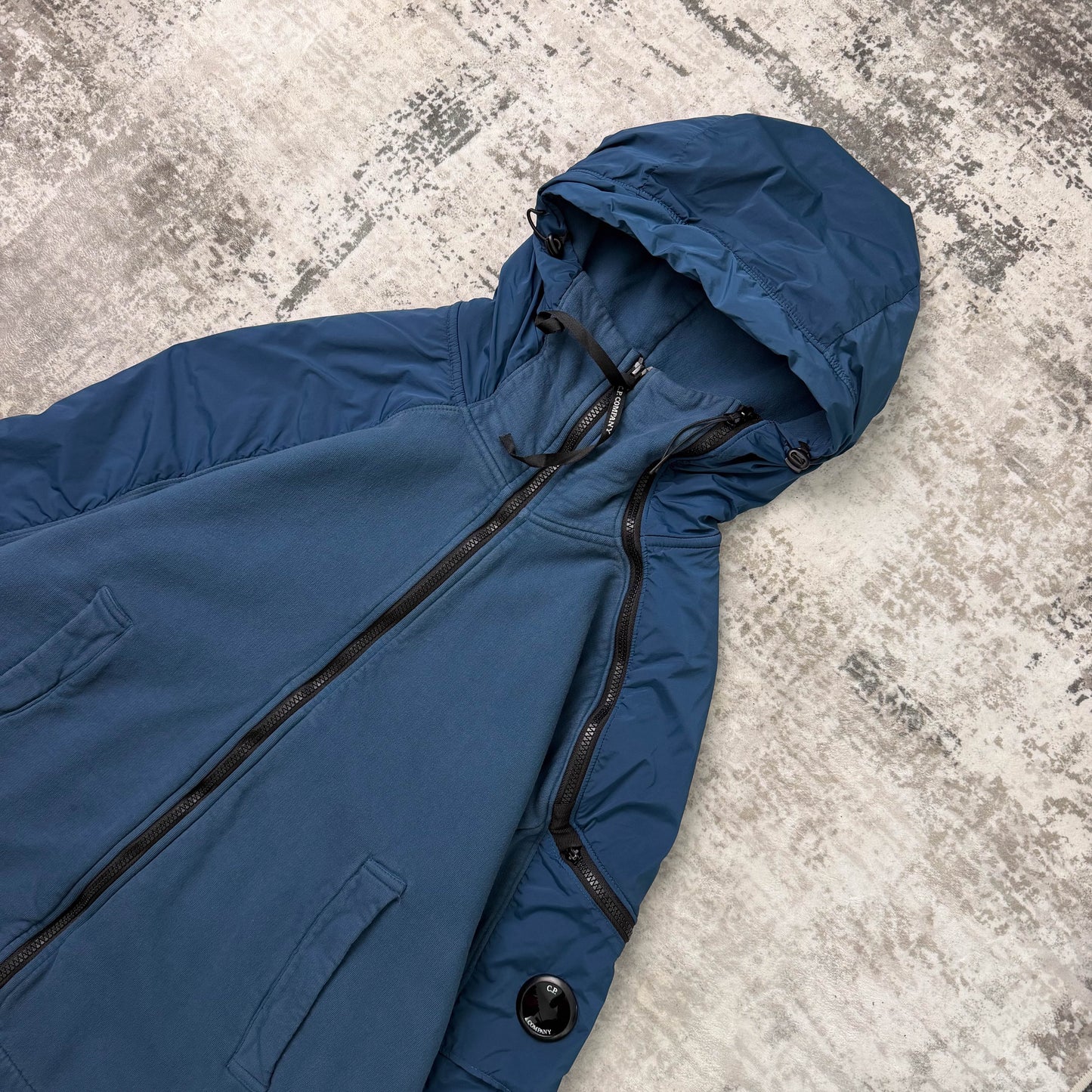 CP Company Asymmetric Zip Hoodie (XL)