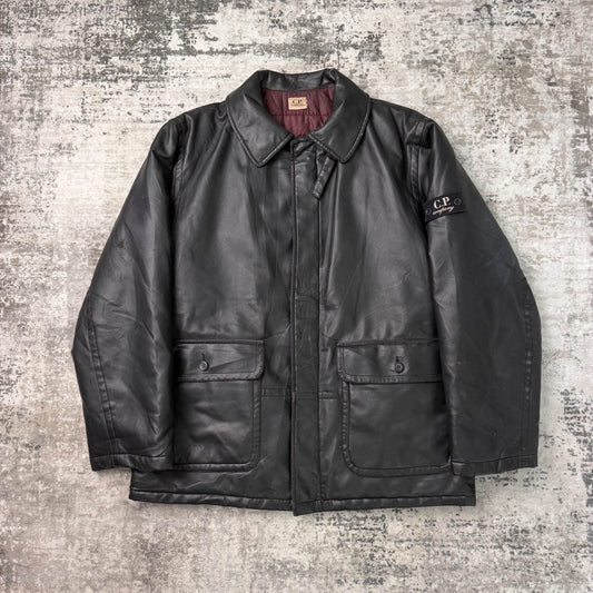 Vintage CP Company Leather Jacket (L)
