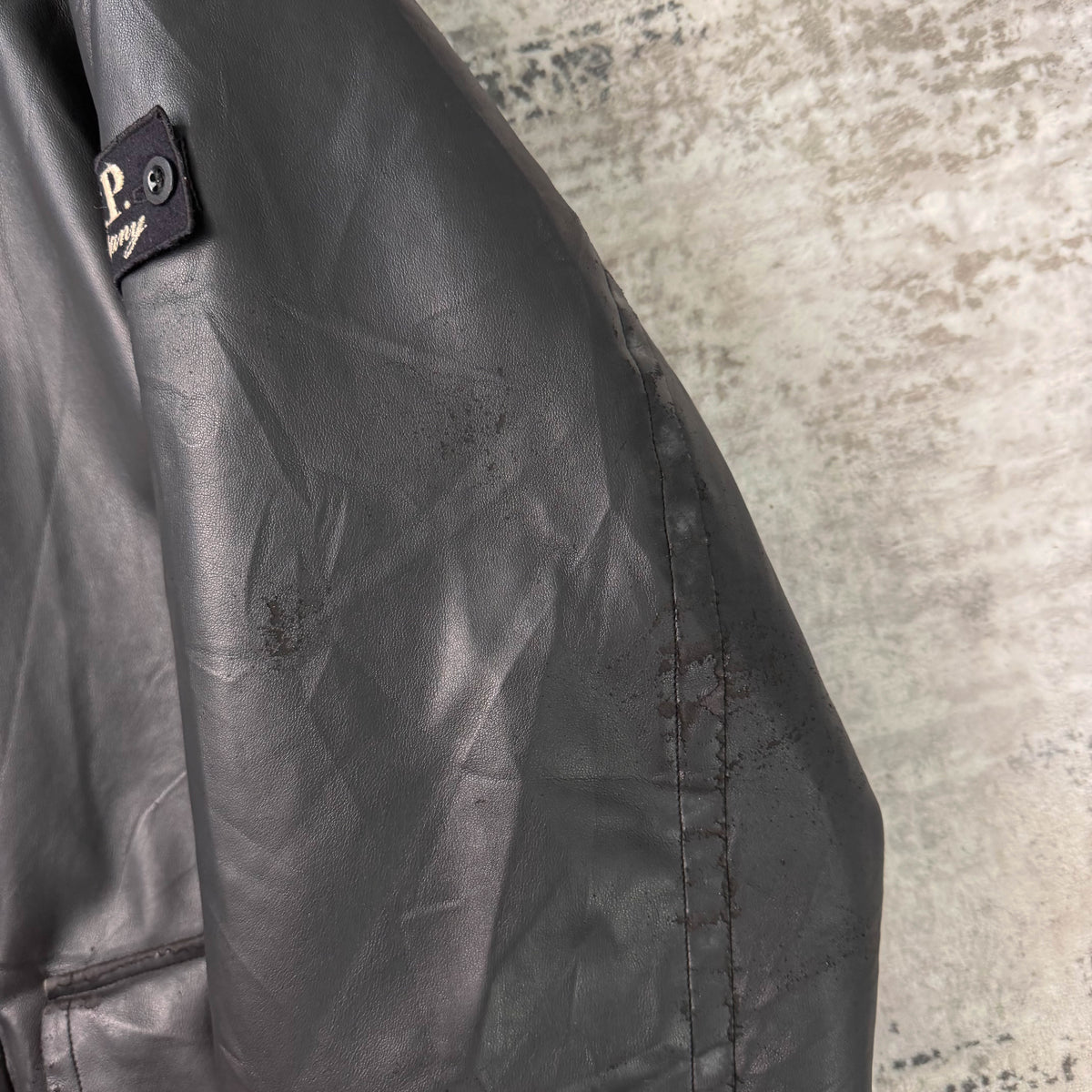 Vintage CP Company Leather Jacket (L)