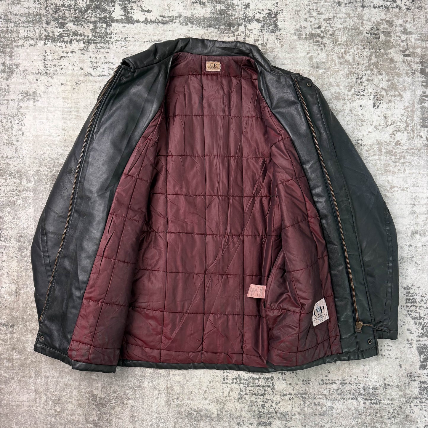 Vintage CP Company Leather Jacket (L)
