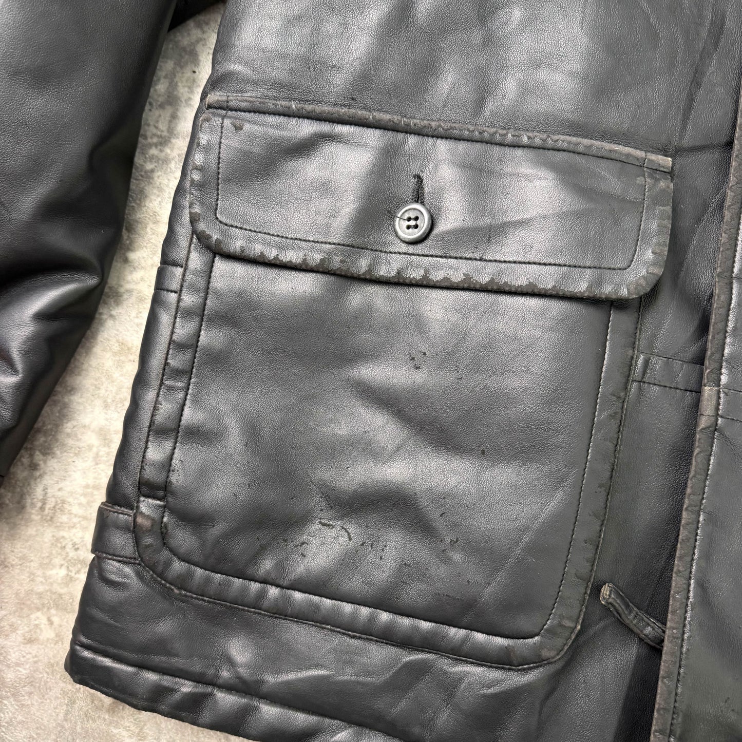 Vintage CP Company Leather Jacket (L)