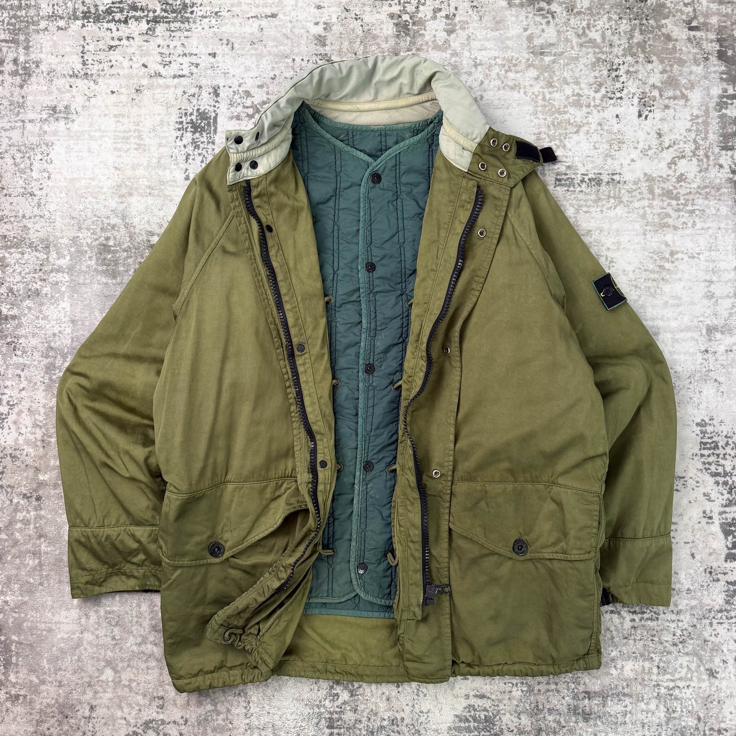 Vintage Stone Island Raso Gommato (M)