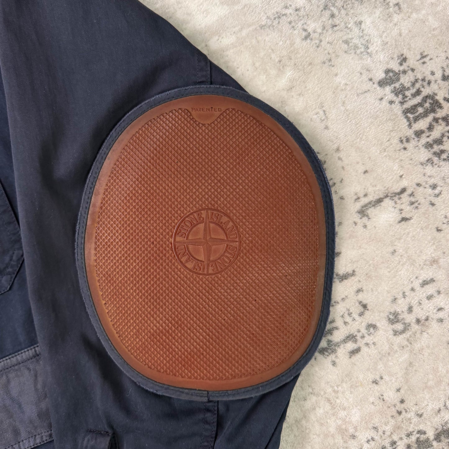 Vintage Stone Island Vulcanised Rubber Elbow Pad Jacket (M)