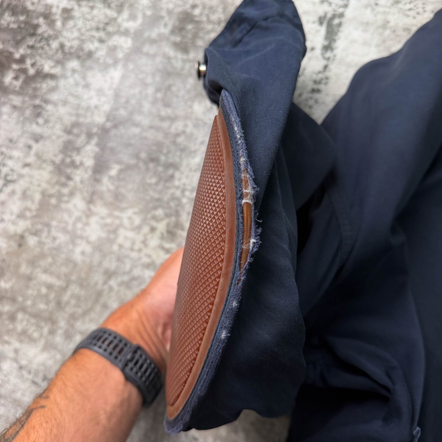 Vintage Stone Island Vulcanised Rubber Elbow Pad Jacket (M)