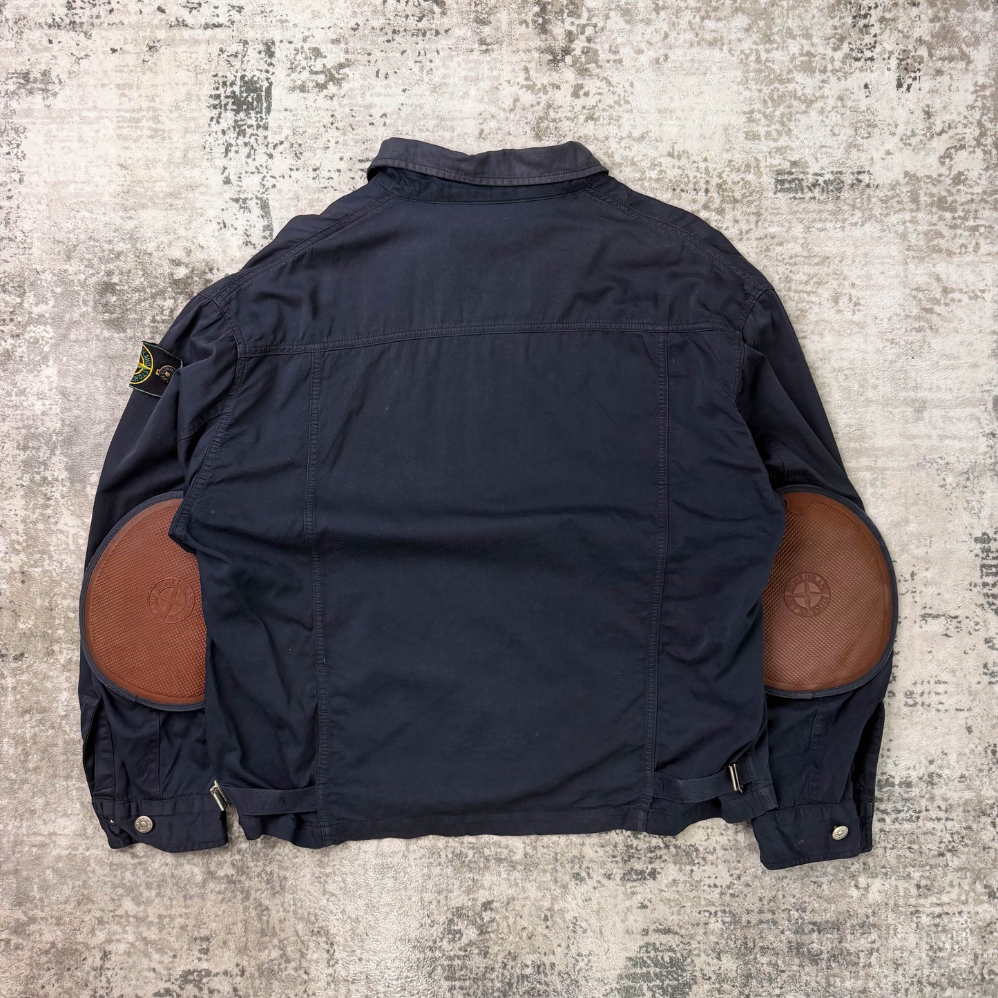 Vintage Stone Island Vulcanised Rubber Elbow Pad Jacket (M)