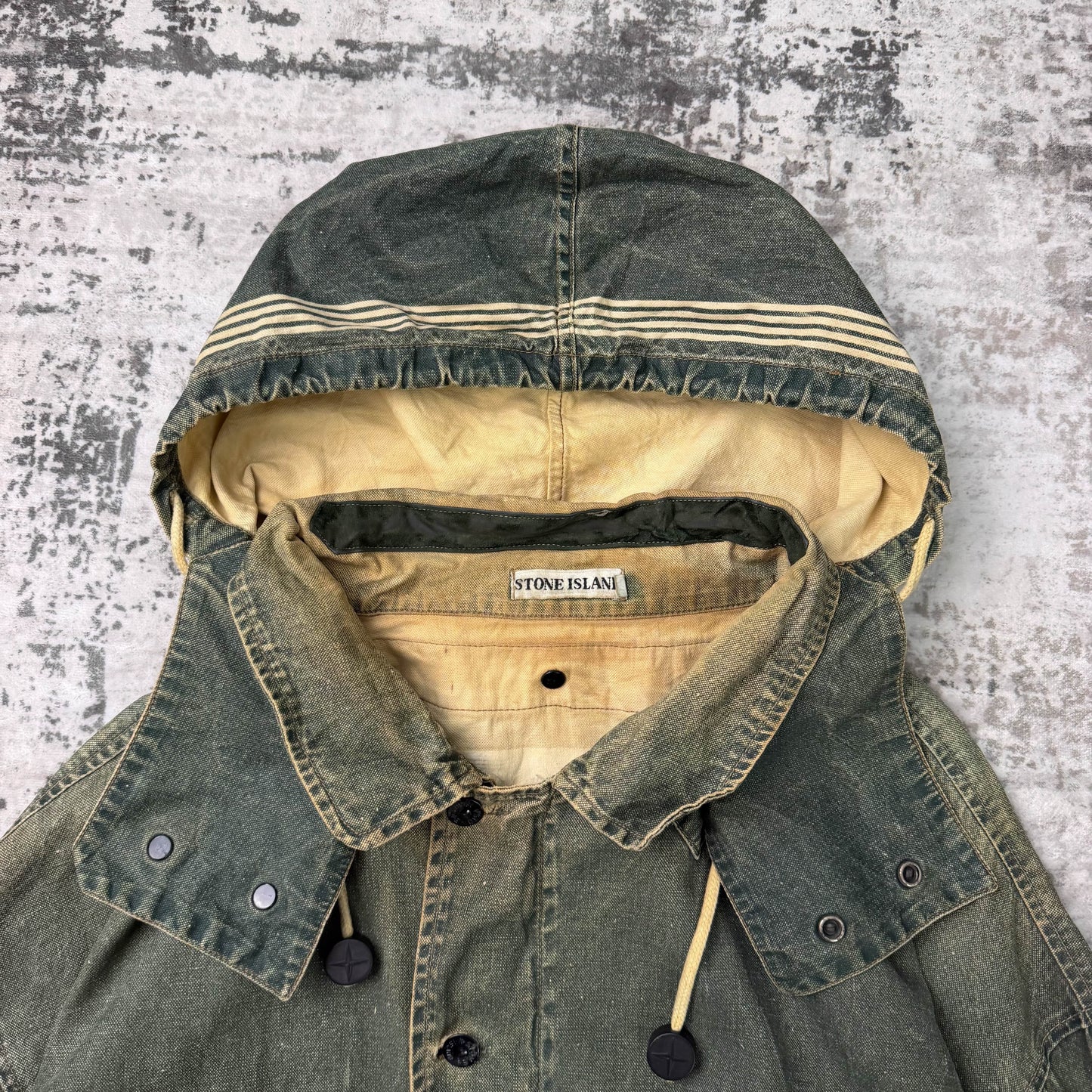 Vintage Stone Island Marina Sailcloth Jacket (XL)