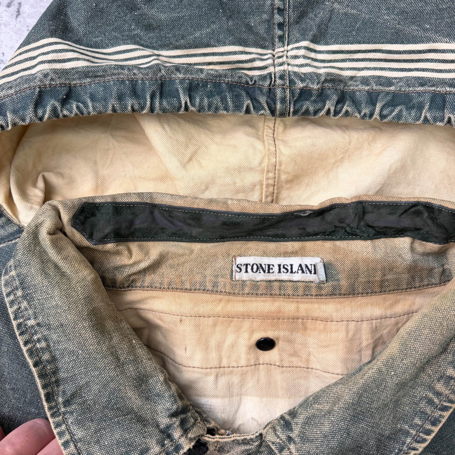 Vintage Stone Island Marina Sailcloth Jacket (XL)