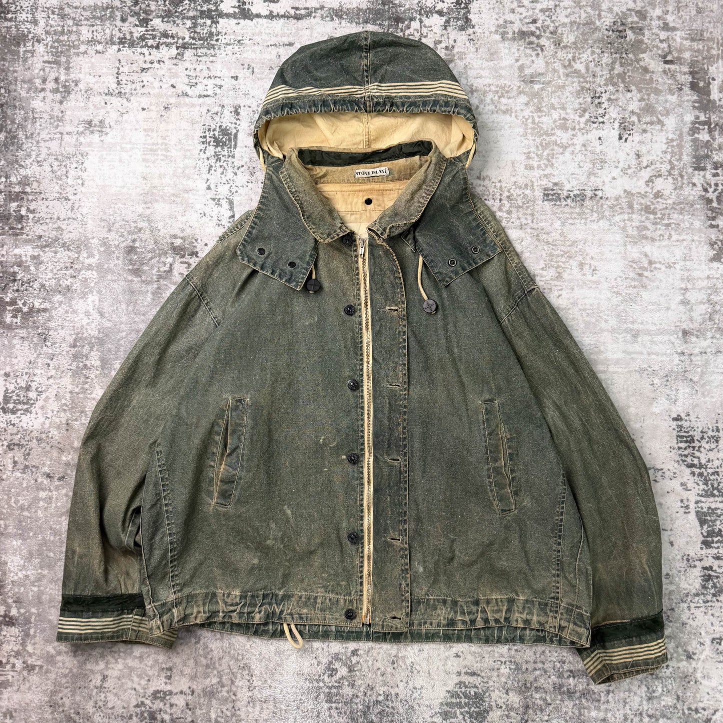 Vintage Stone Island Marina Sailcloth Jacket (XL)