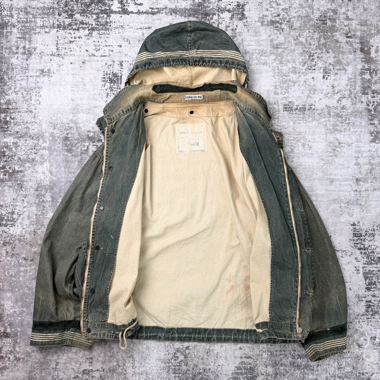 Vintage Stone Island Marina Sailcloth Jacket (XL)