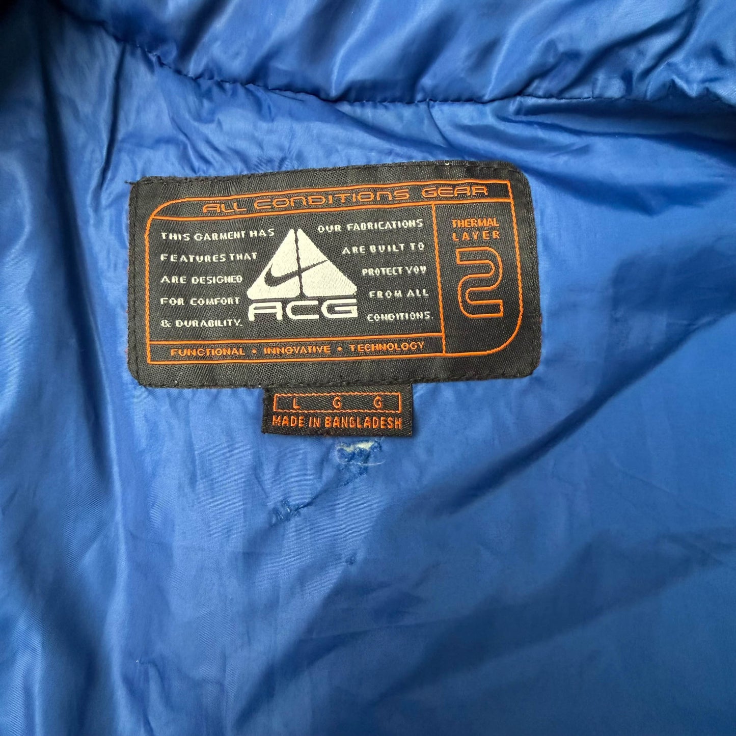 Vintage Nike ACG Down Gilet (L)