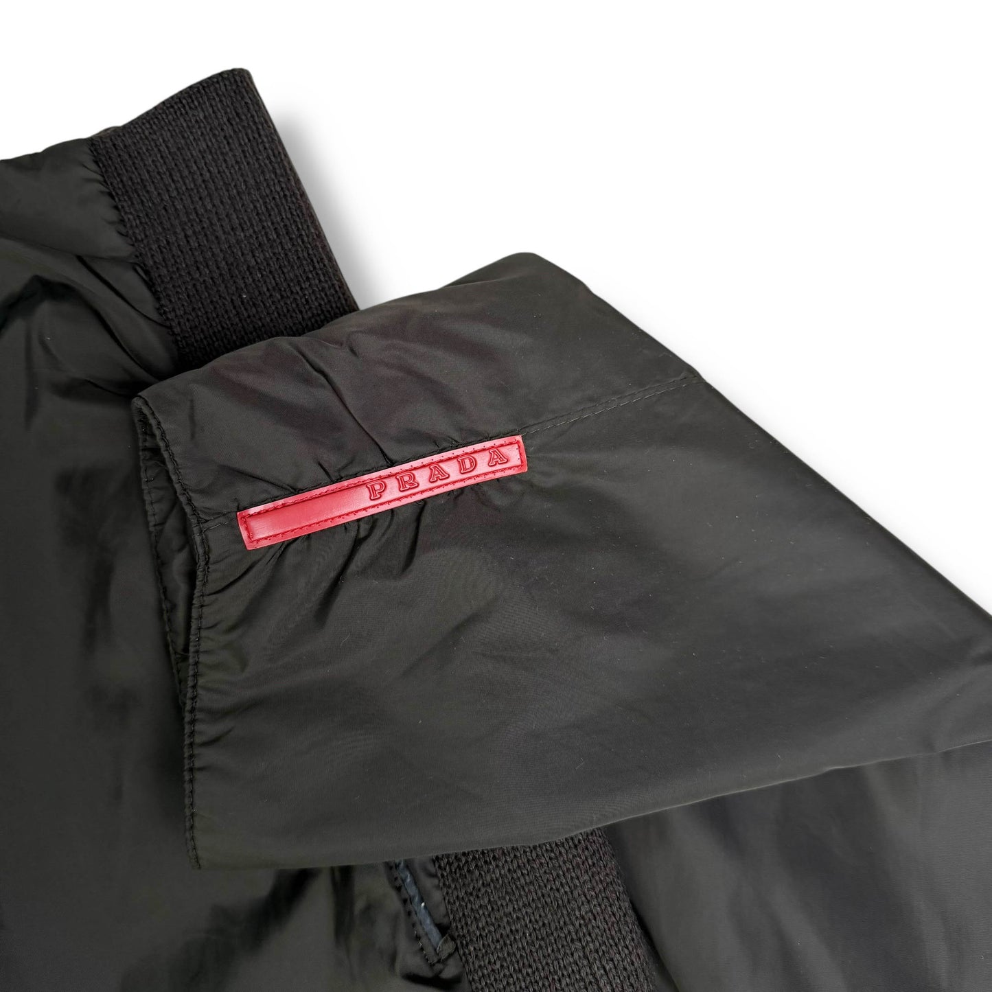 Vintage Prada Sport Nylon x Knit Jacket (M)